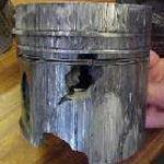 Piston Damage by Injector Failure