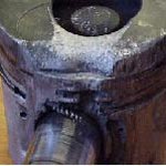Piston Damage caused by Injector Failure